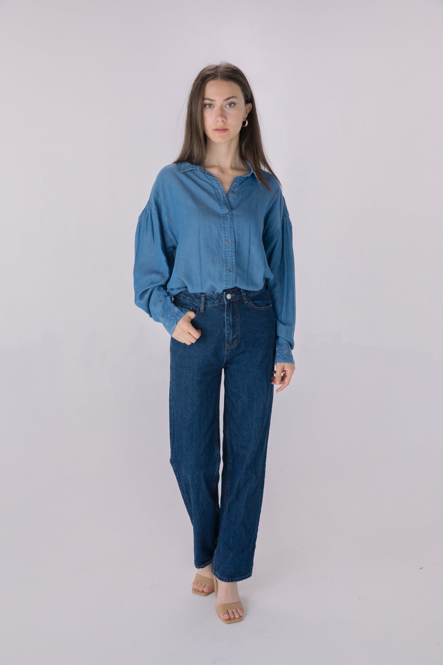 Denim Washed Button Down