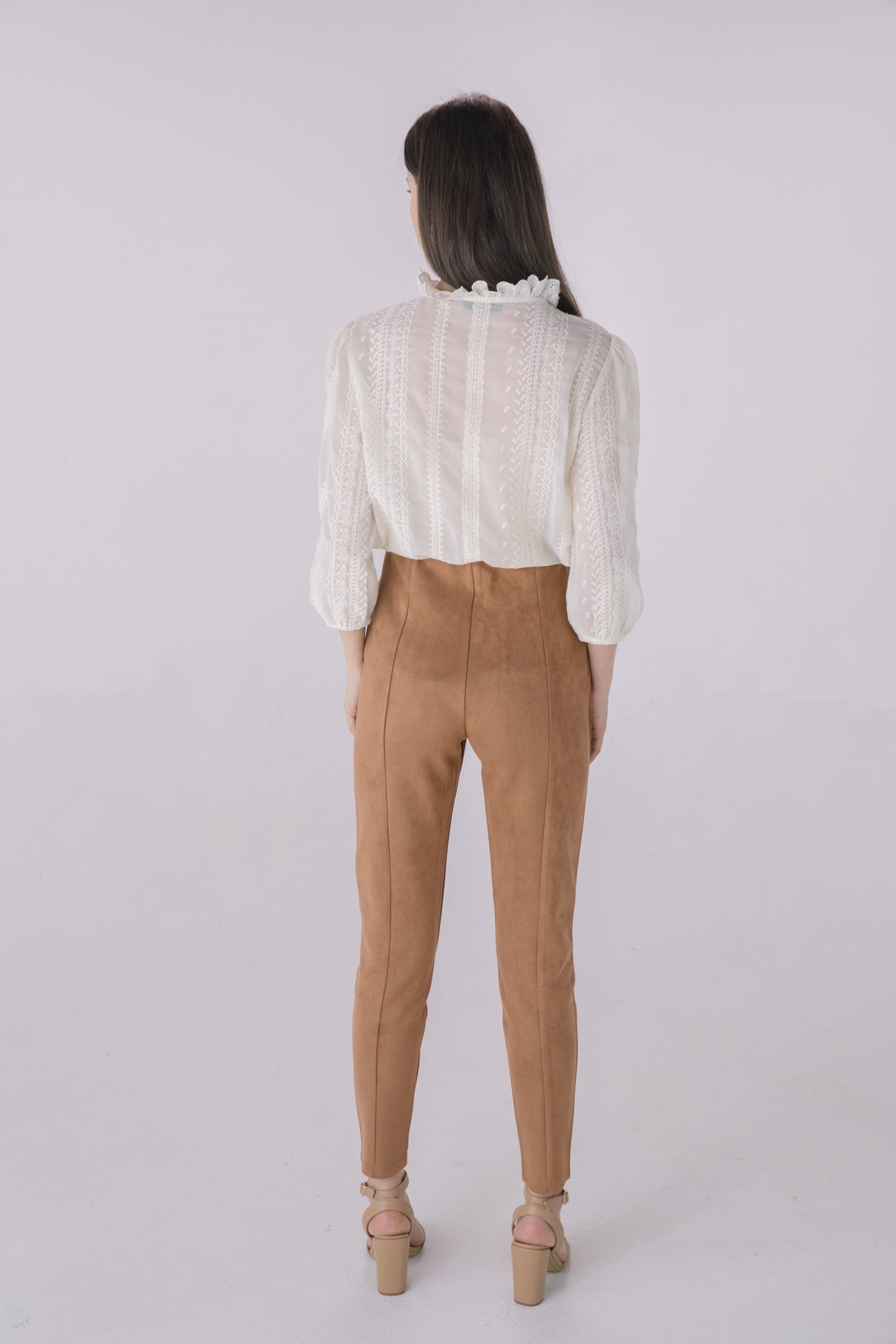 Mocha Faux Suede Leggings