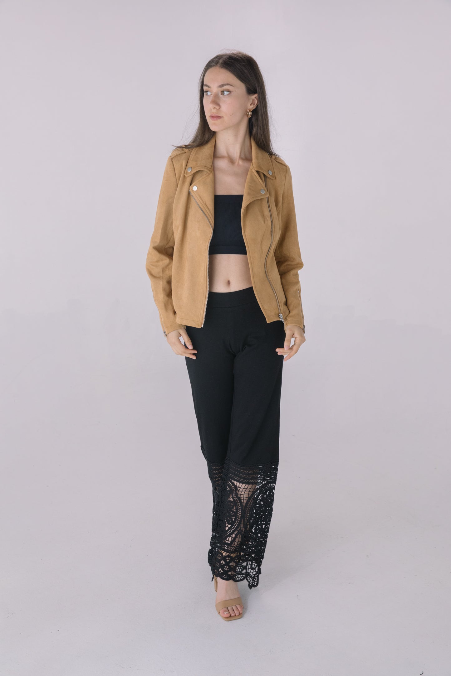 Black Crochet Pant