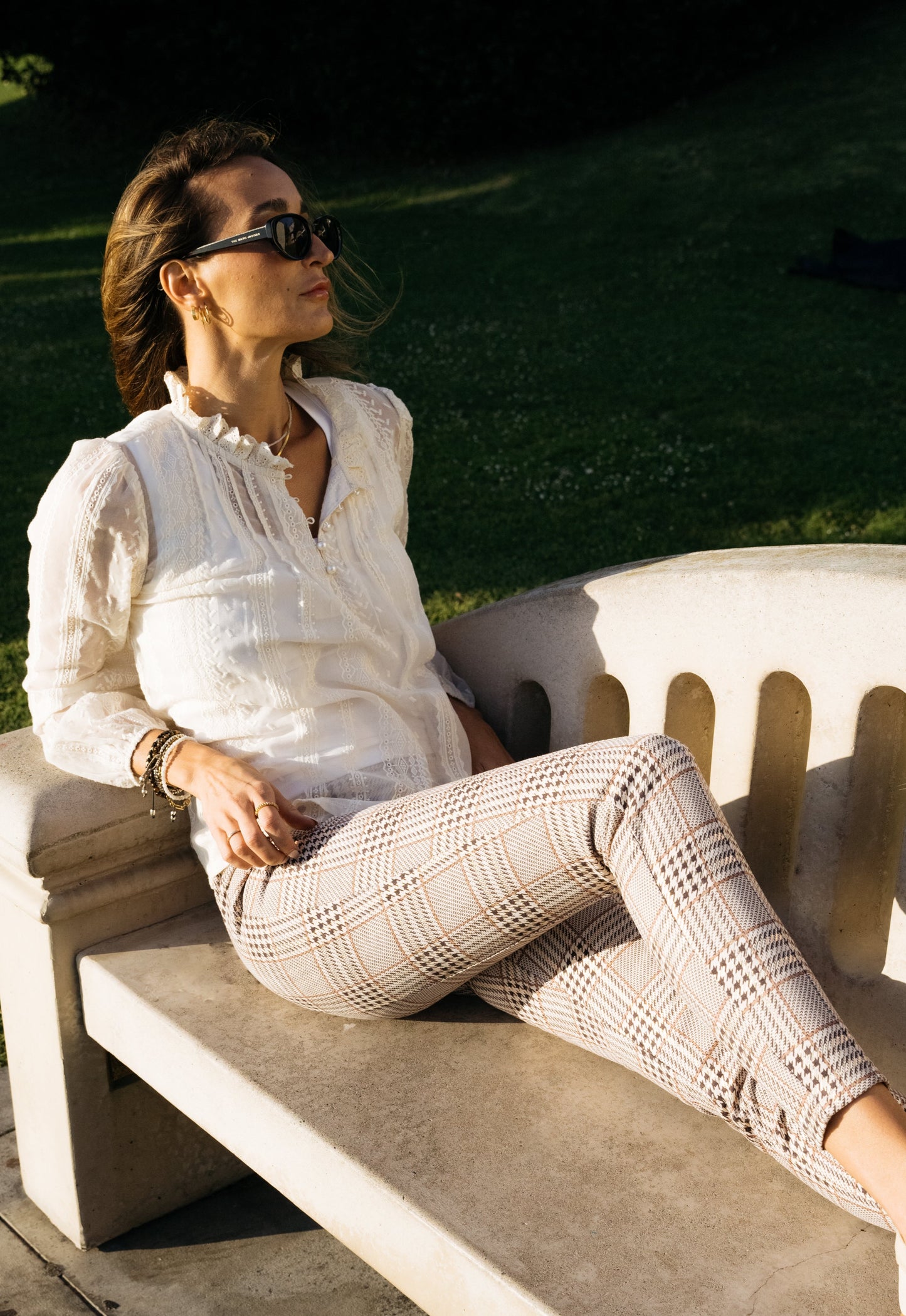 Menswear Printed Faux Suede Leggings