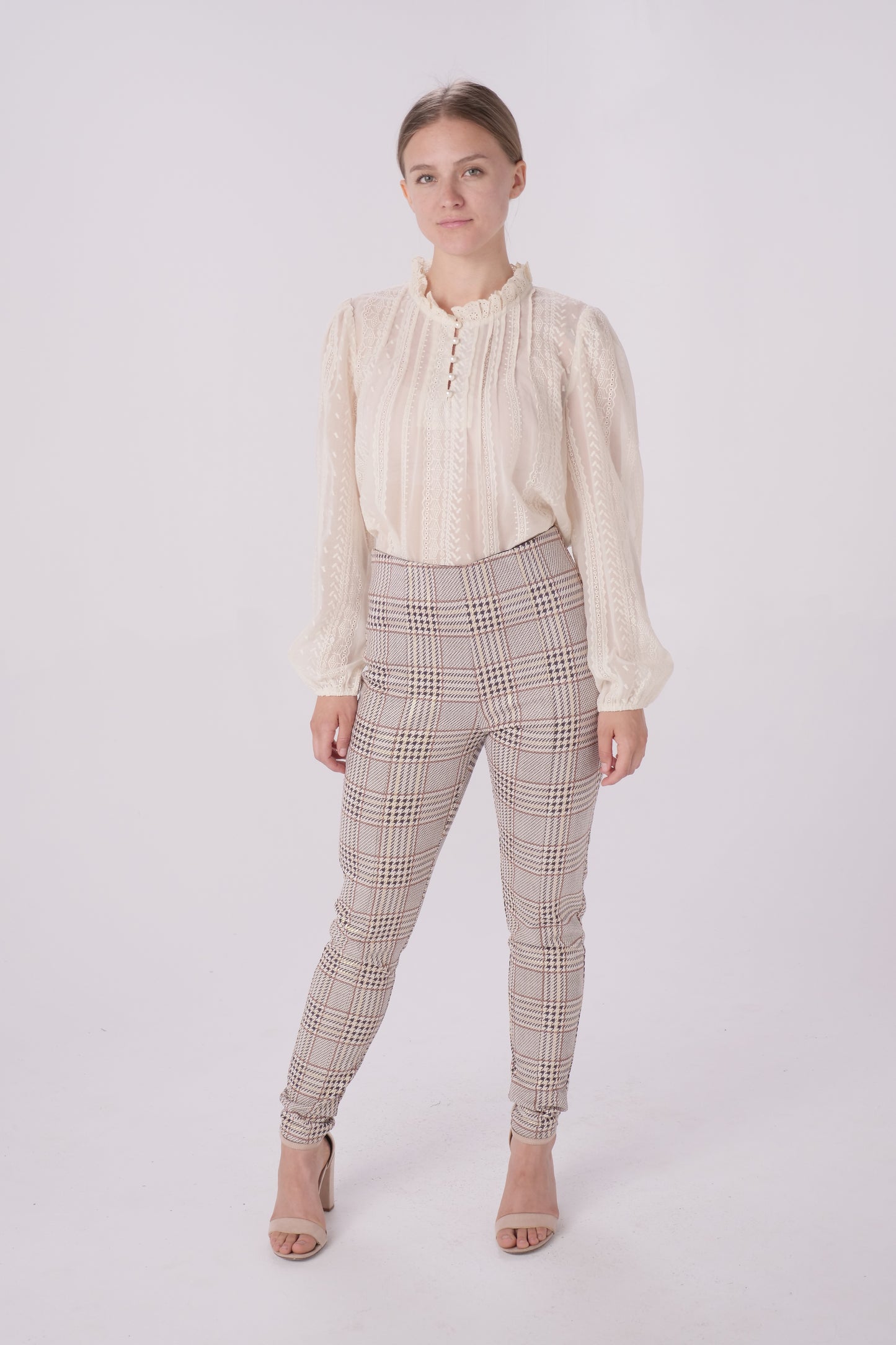 Menswear Printed Faux Suede Leggings