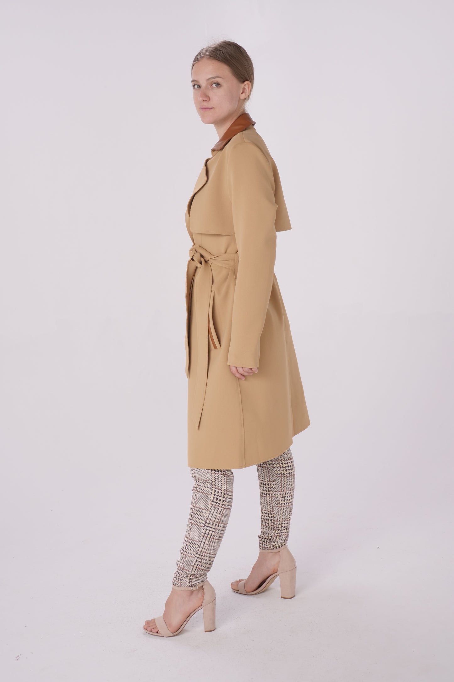 Tan Scuba Trench Jacket