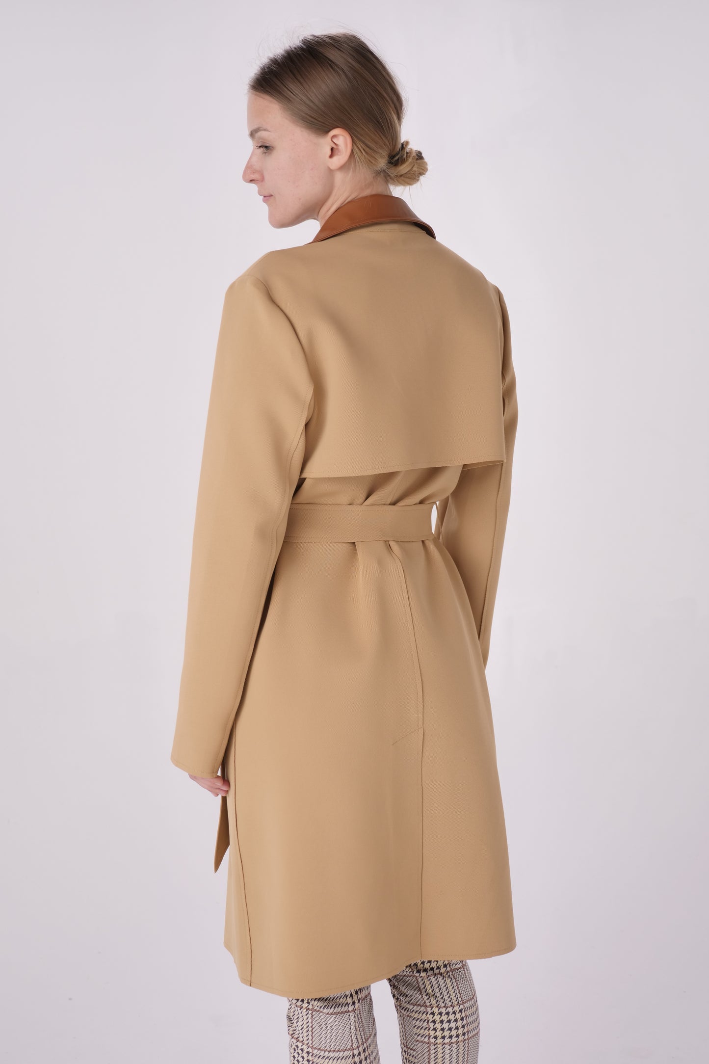 Tan Scuba Trench Jacket