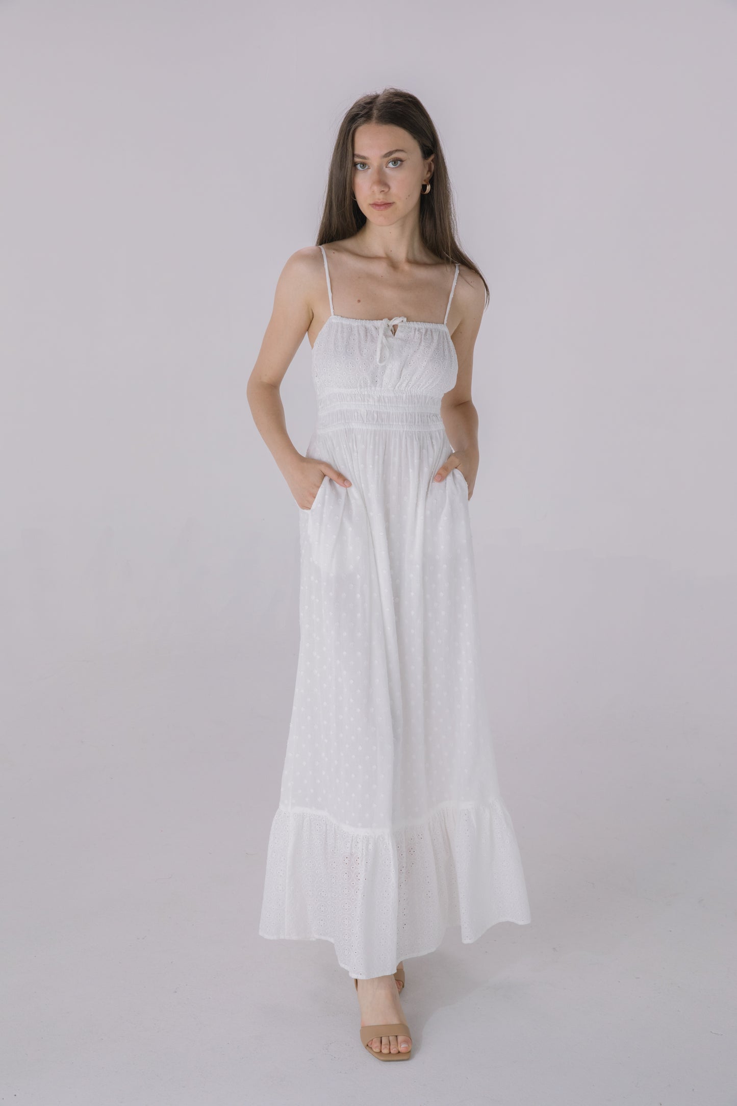 casual ivory dress Ivory Linen Visions Of You Dress